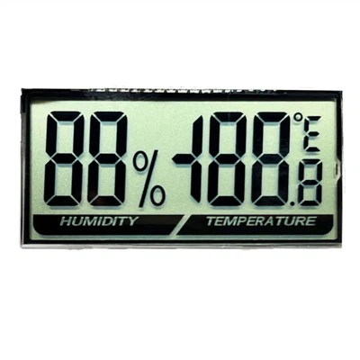 Afișare LCD segment pentru temperatură